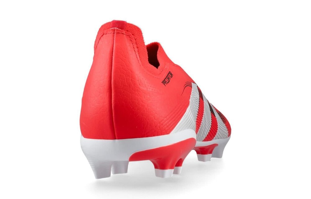 adidas Predator 25 League LL Laceless FG Pure Victory Pack -Lucid Red/White/Black