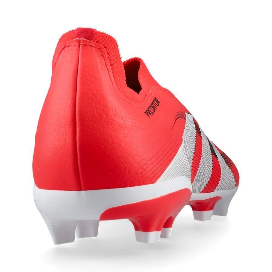 adidas Predator 25 League LL Laceless FG Pure Victory Pack -Lucid Red/White/Black