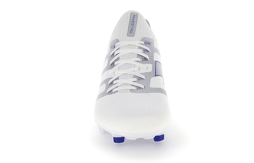 Lotto Maestro 300 VI FG Soccer Shoes - White/Blue/Silver