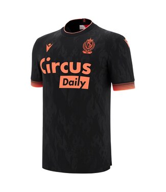 Macron Macron Standard Liege 2025 - 26 Authentic Third Jersey - Black/Mango