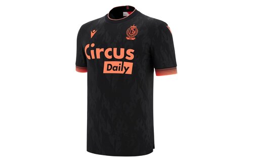 Macron Standard Liege 2025 - 26 Authentic Third Jersey - Black/Mango
