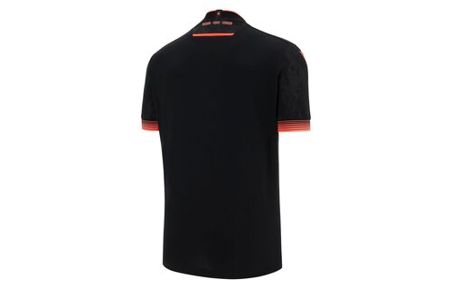 Macron Standard Liege 2025 - 26 Authentic Third Jersey - Black/Mango