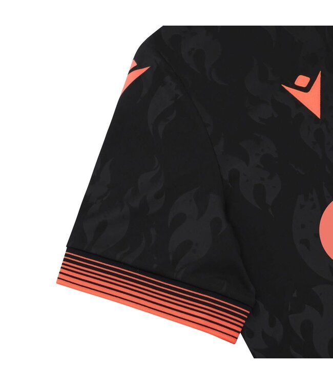 Macron Macron Standard Liege 2025 - 26 Authentic Third Jersey - Black/Mango