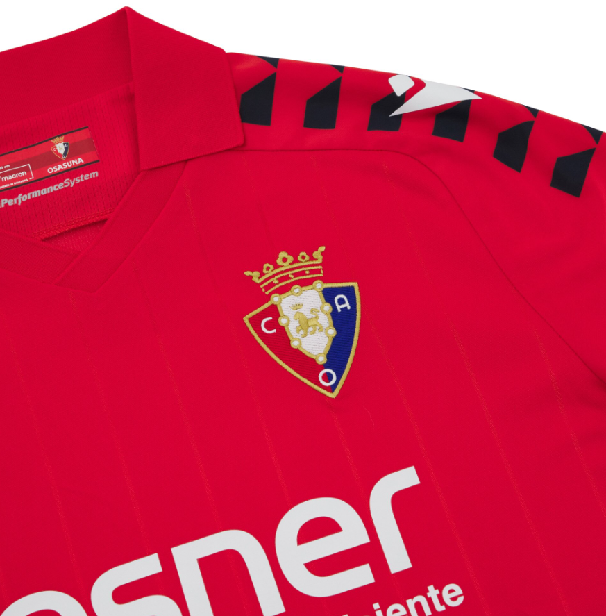 Macron CA Osasuna 2025 - 26 Authentic Home Jersey - Red