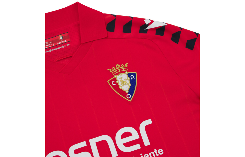 Macron CA Osasuna 2025 - 26 Authentic Home Jersey - Red