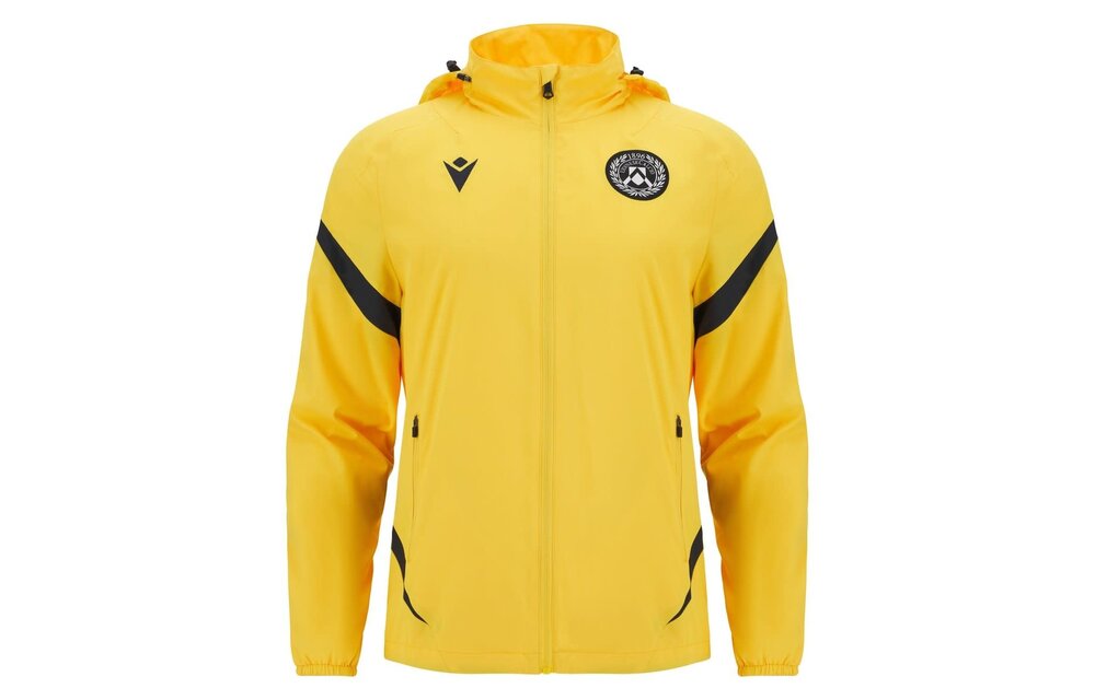Macron Udinese 2025 - 26 Authentic Travel Jacket - Yellow/Black