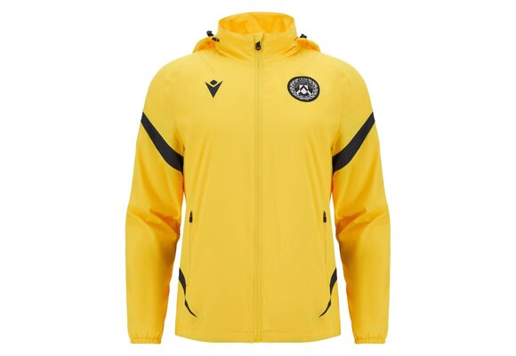 Macron Udinese 2025 - 26 Authentic Travel Jacket - Yellow/Black