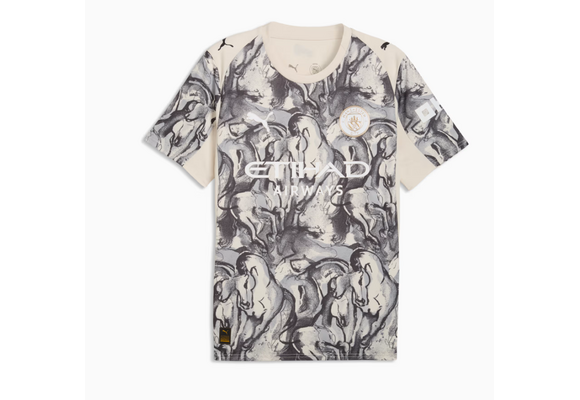 Puma Manchester City 2025 -26 Fourth Year Of The Horse Jersey - Alpine Snow/Flat Dark Gray