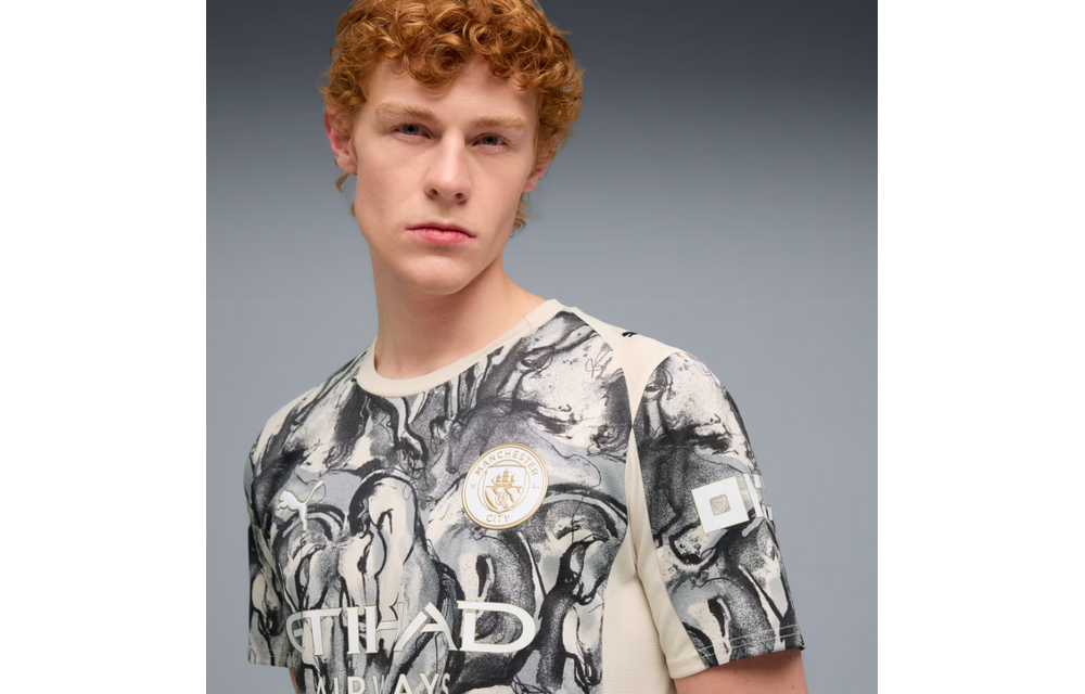 Puma Manchester City 2025 -26 Fourth Year Of The Horse Jersey - Alpine Snow/Flat Dark Gray
