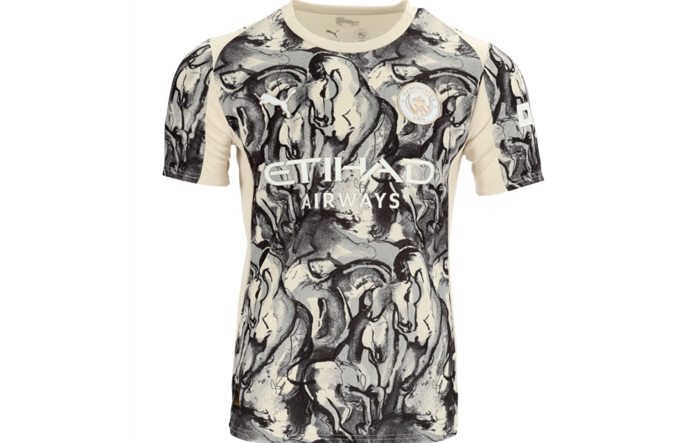 Puma Manchester City 2025 -26 Fourth Year Of The Horse Jersey - Alpine Snow/Flat Dark Gray