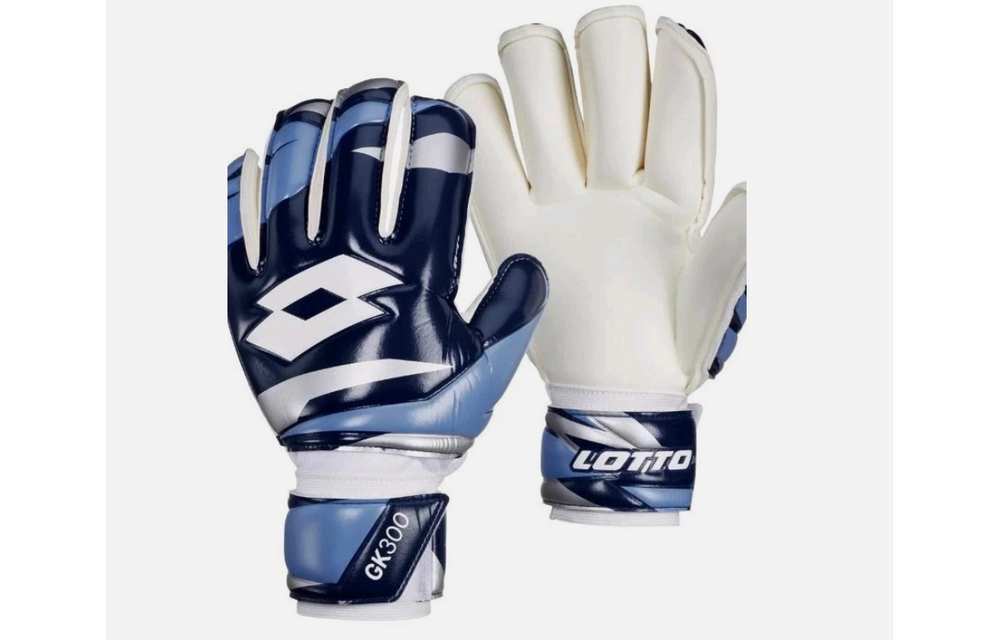 Lotto  GK 300 Goalkeeper Goalie Gloves - Navy Blue/White