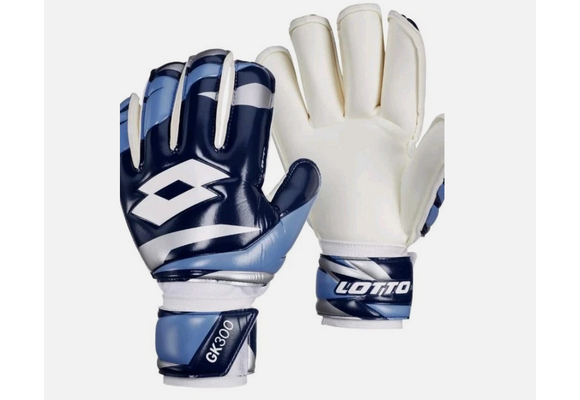 Lotto  GK 300 Goalkeeper Goalie Gloves - Navy Blue/White