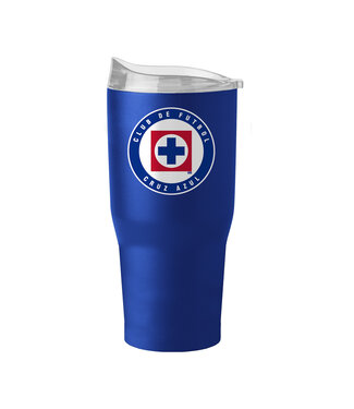 Logo Brands Cruz Azul 30 oz Powder Coat Beverage Tumbler - Royal Blue