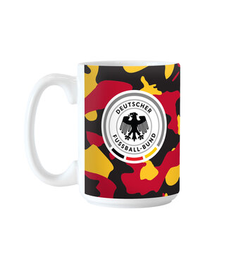 Logo Brands Germany DFB 15 oz Sublimated Mug - White/Red/Yellow