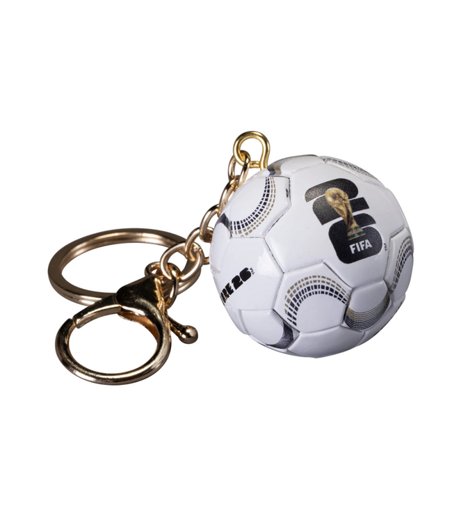 Logo Brands FIFA 26 World Cup Ball Key Ring Keychain - White