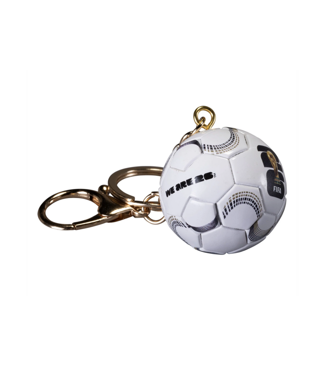 Logo Brands FIFA 26 World Cup Ball Key Ring Keychain - White