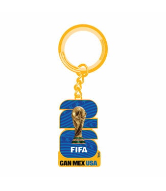 Logo Brands FIFA 26 World Cup Key Ring Keychain - Blue