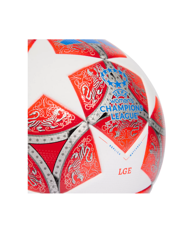 adidas adidas Womens UCL Champions League 2025 - 26 FIFA Quality Ball - White/Scarlett/Blue