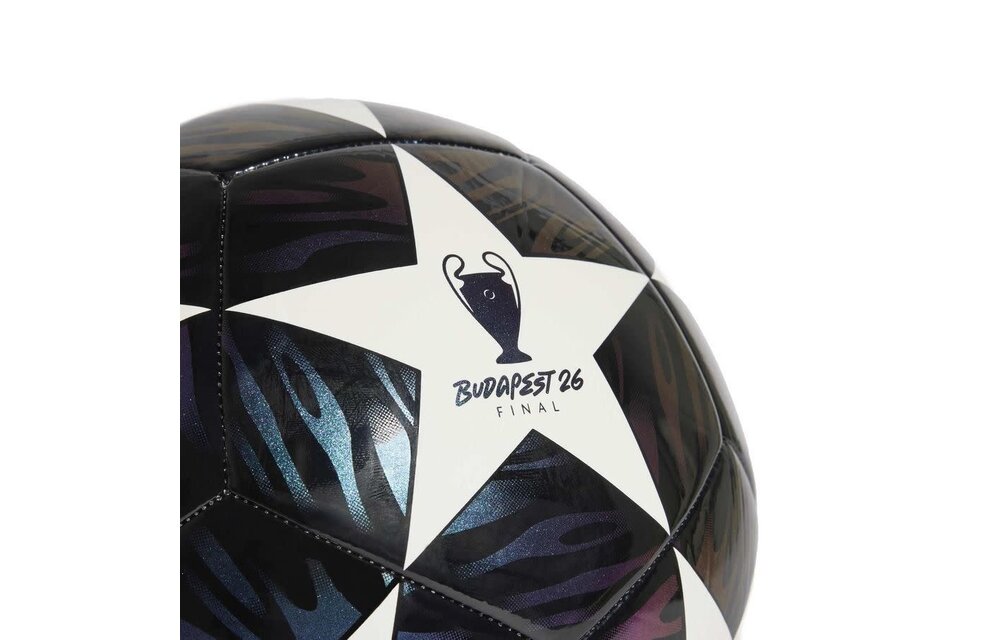 adidas UCL Champions League Budapest Finale 2025 - 26 KO Club Ball - Black Metallic/White