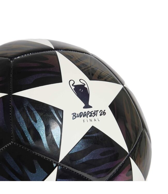 adidas adidas UCL Champions League Budapest Finale 2025 - 26 KO Club Ball - Black Metallic/White