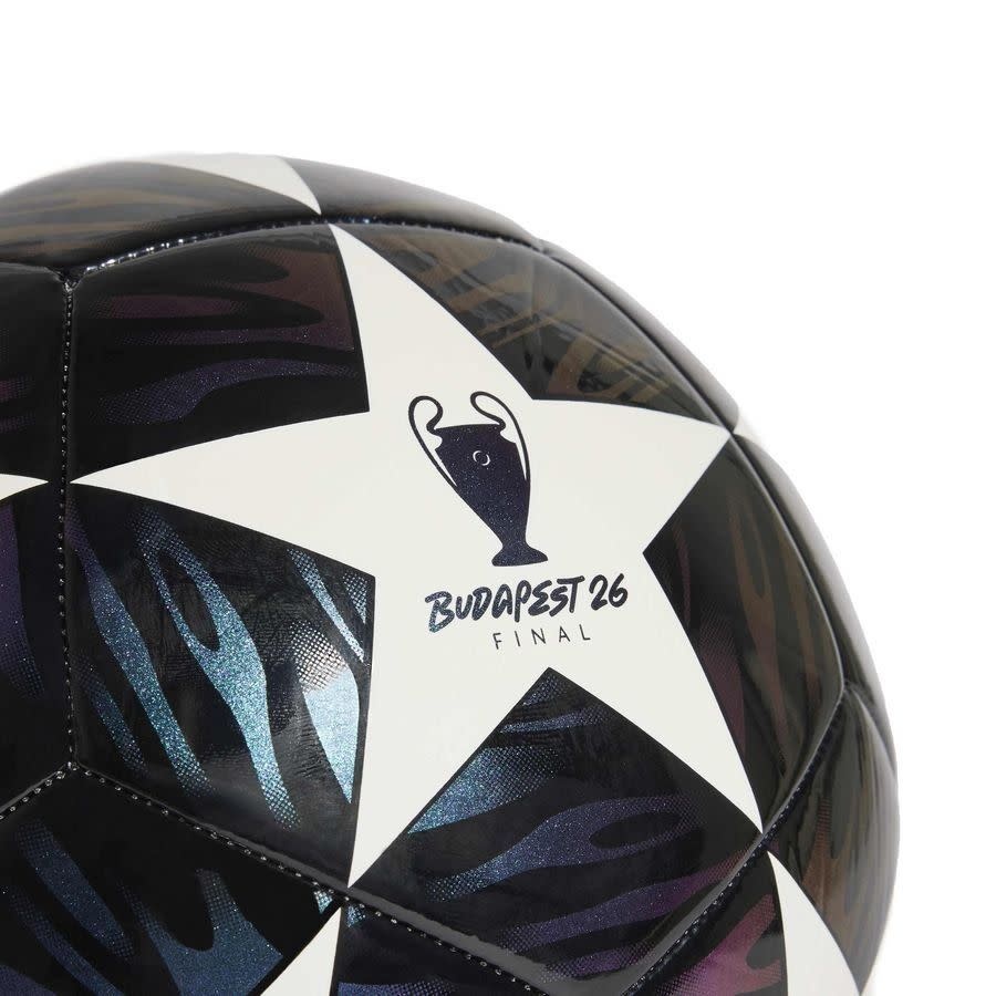 adidas UCL Champions League Budapest Finale 2025 - 26 KO Club Ball - Black Metallic/White
