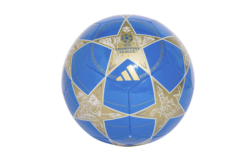 adidas UCL Champions League 2025 - 26 KO Club Ball - White/Pantone/Matte Gold