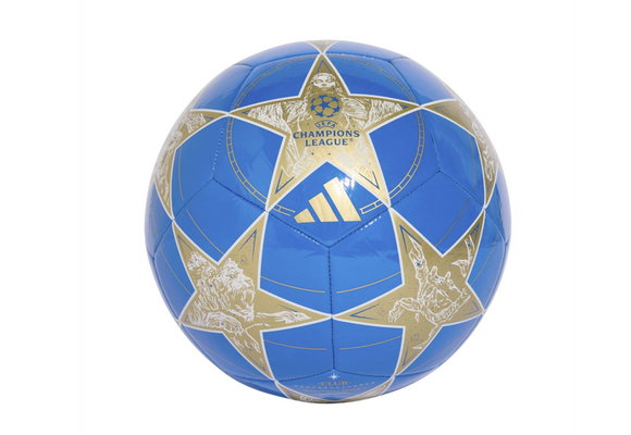 adidas UCL Champions League 2025 - 26 KO Club Ball - White/Pantone/Matte Gold