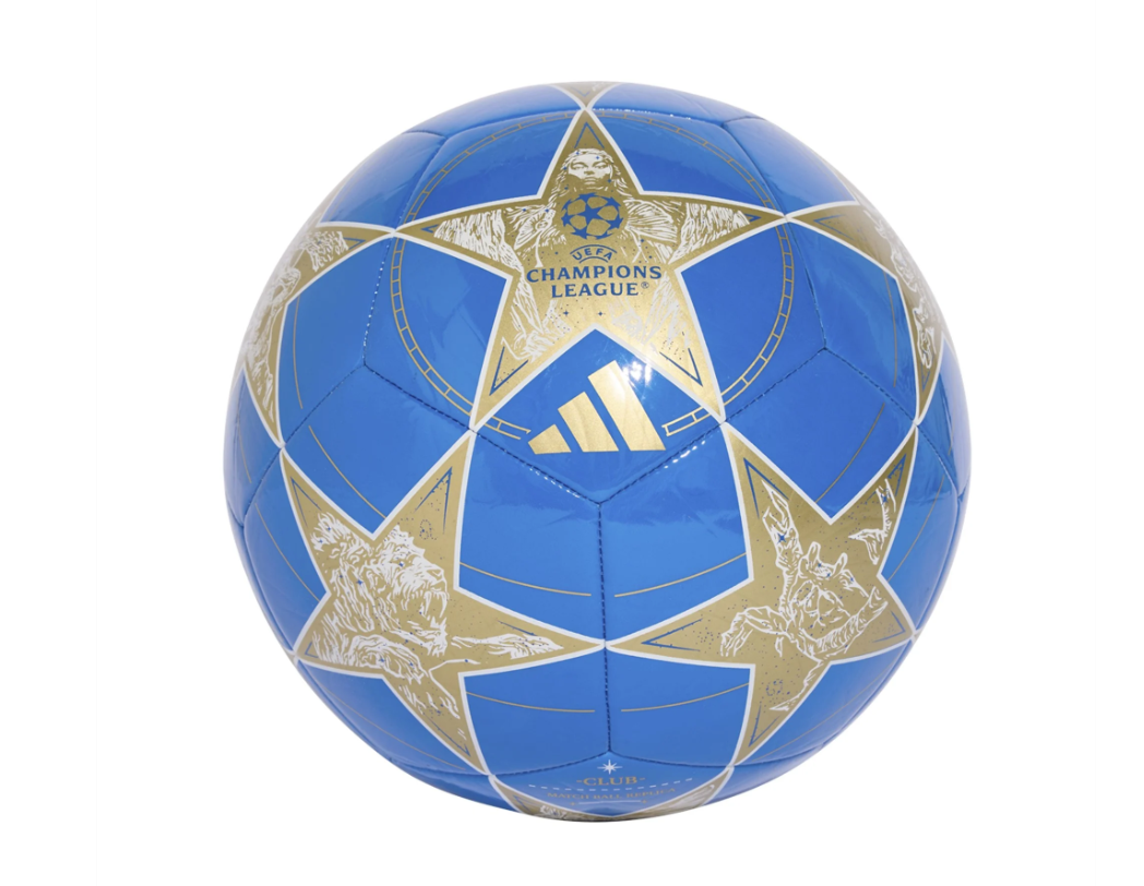 adidas UCL Champions League 2025 - 26 KO Club Ball - White/Pantone/Matte Gold