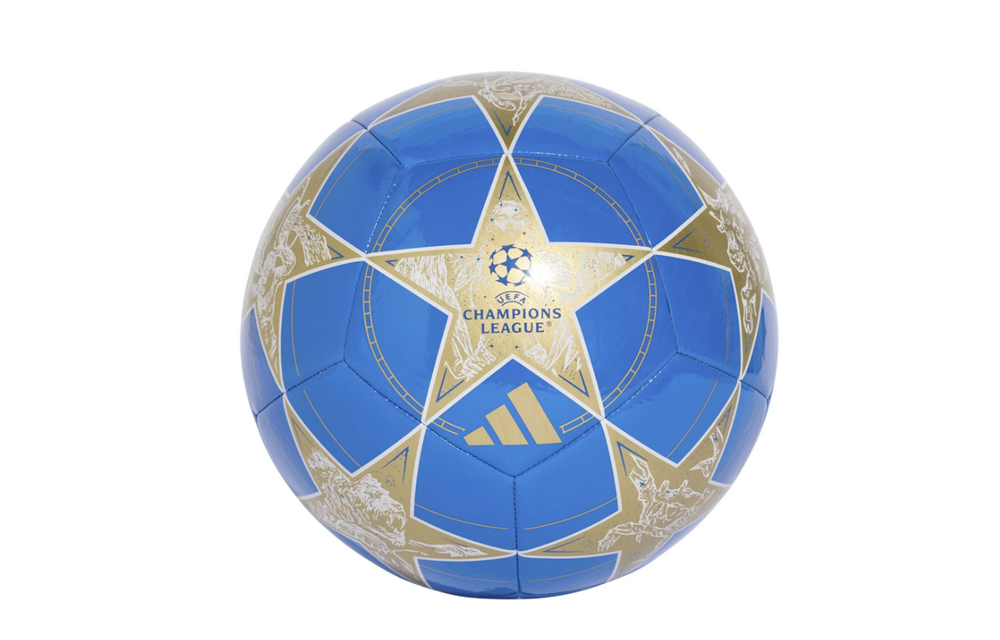 adidas UCL Champions League 2025 - 26 KO Club Ball - White/Pantone/Matte Gold