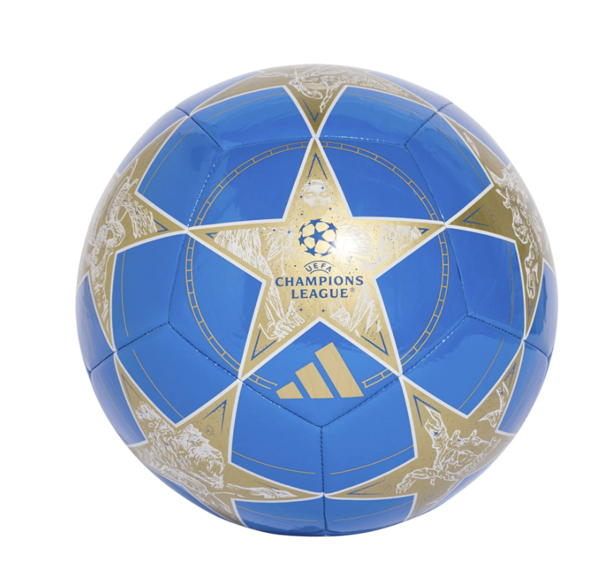 adidas UCL Champions League 2025 - 26 KO Club Ball - White/Pantone/Matte Gold