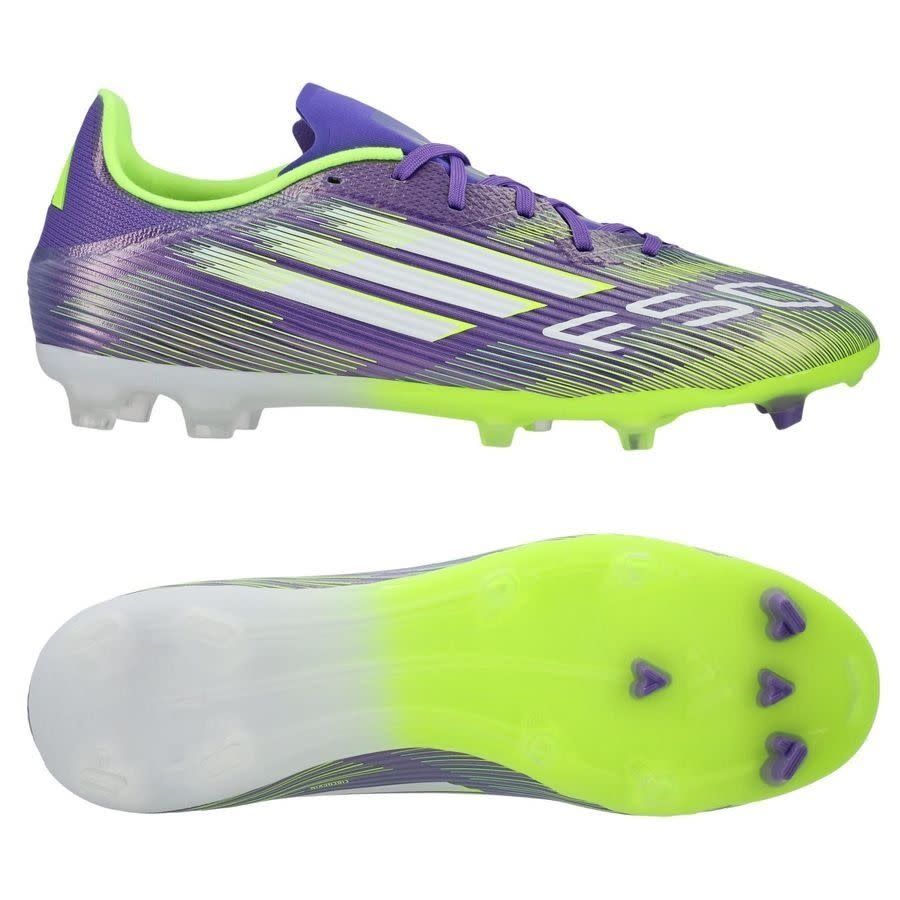adidas F50 League FG / MG Radiant Pack - Purple Rush/White/Lucid Lemon