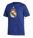 adidas adidas Real Madrid 2024 - 25 Big Badge Fan Tee Shirt- Royal Blue