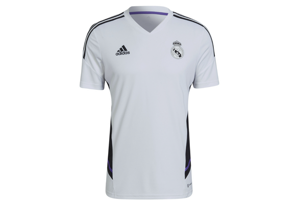 adidas Real Madrid 2025 - 26 Prematch Training Jersey- Light Grey/Black