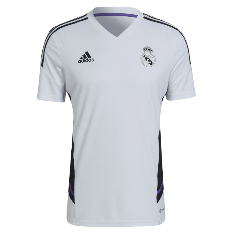 adidas Real Madrid 2025 - 26 Prematch Training Jersey- Light Grey/Black