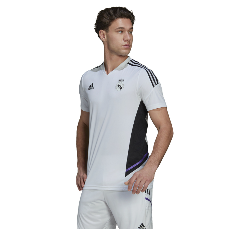 adidas Real Madrid 2025 - 26 Prematch Training Jersey- Light Grey/Black