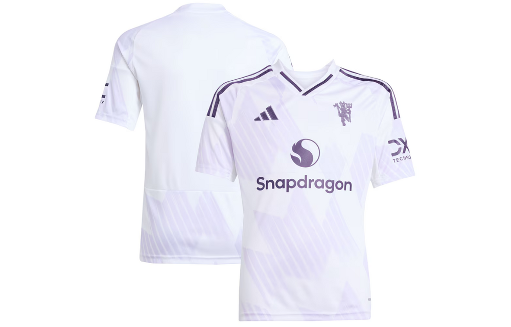 adidas Youth Manchester United 2025 - 26 Away Jersey - White