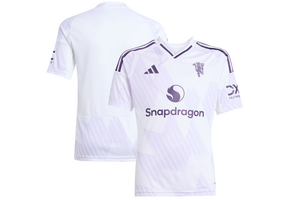 adidas Youth Manchester United 2025 - 26 Away Jersey - White