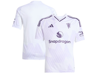 adidas Youth Manchester United 2025 - 26 Away Jersey - White
