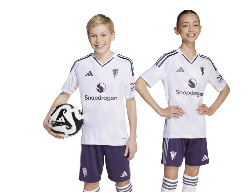 adidas Youth Manchester United 2025 - 26 Away Jersey - White
