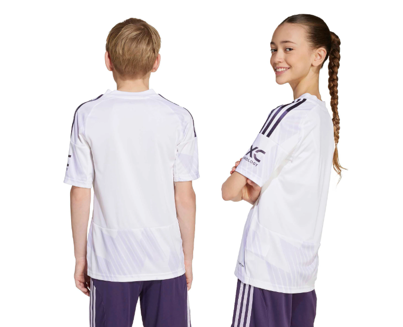 adidas Youth Manchester United 2025 - 26 Away Jersey - White