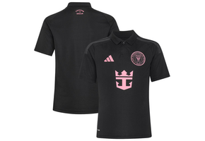 adidas Youth Inter Miami 2026 - 27 Away Jersey - Black/Bliss Pink