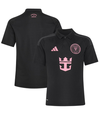 adidas adidas Youth Inter Miami 2026 - 27 Away Jersey - Black/Bliss Pink