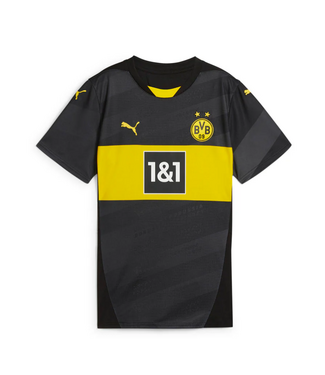 Puma Puma BVB Borussia Dortmund 2024 - 25 Away Soccer Jersey - Black/Faster Yellow