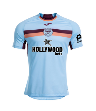 Joma Joma Brentford FC  2025 - 26 Third Jersey - Sky Blue/Claret/Salmon