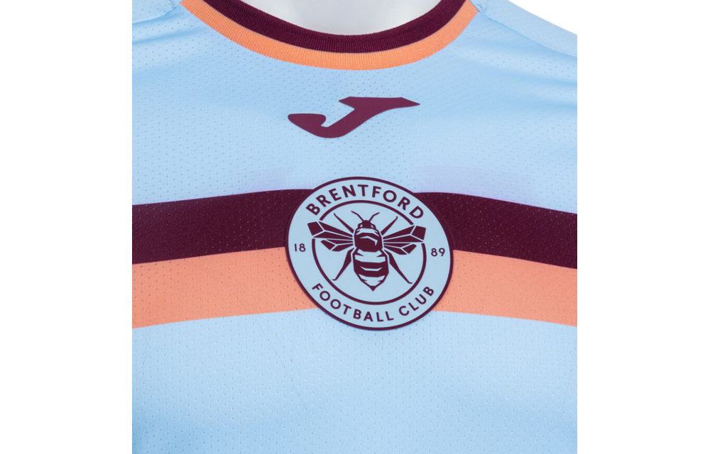Joma Brentford FC  2025 - 26 Third Jersey - Sky Blue/Claret/Salmon