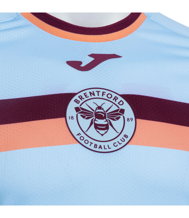 Joma Joma Brentford FC  2025 - 26 Third Jersey - Sky Blue/Claret/Salmon