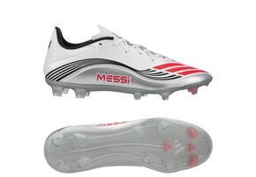 adidas F50 League Messi Presti10 FG / MG - White/Lucid Red/Silver Metallic