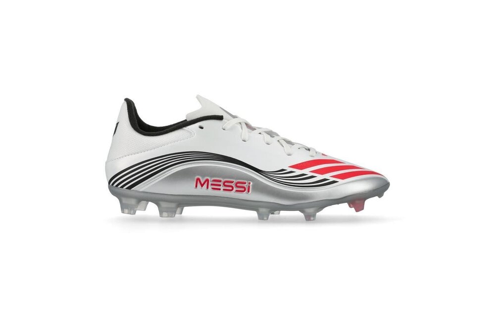adidas F50 League Messi Presti10 FG / MG - White/Lucid Red/Silver Metallic