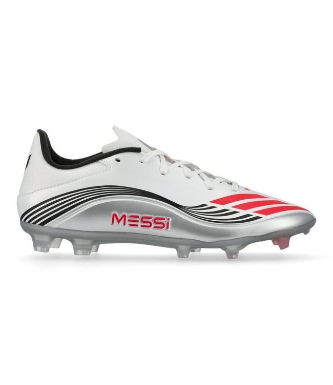 adidas adidas F50 League Messi Presti10 FG / MG - White/Lucid Red/Silver Metallic