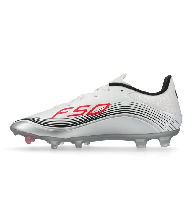 adidas adidas F50 League Messi Presti10 FG / MG - White/Lucid Red/Silver Metallic